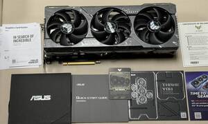 ★グラフィックボード中古品★ NVIDIA ASUS TUF Gaming GeForce RTX4090 OC Edition 24GB GDDR6X ☆000006