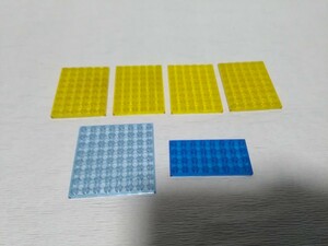 LEGO　スケルトンプレート　クリアプレート　8×8　6×8　4×8　パーツ　大量まとめてセット　レゴブロック　