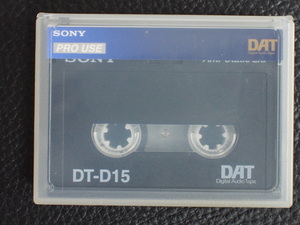 デジタル音声記録用磁気テープ SONY ソニー PRO USE プロユース DAT ダット ディー・エー・ティー Digital Audio Tape DT-15 管理No.13231