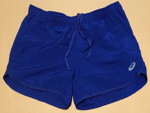 中古・古着★アシックス ショートパンツ 紺 S～Mサイズ 短パン ランニングパンツ 部活 レディース スポーツ ウェア ASICS 匿名