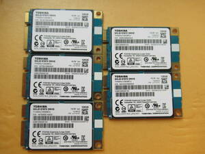 ♪♪ 【即決】TOSHIBA SSD 128GB MSATA THNSNJ128GMCU 5枚セット♪♪④