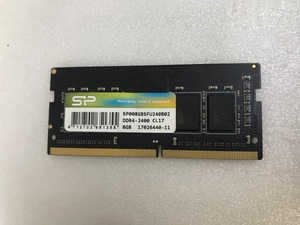 SP PC4-2400 8GB DDR4 ノートパソコン用メモリ DDR4-19200 8GB 260ピン DDR4 LAPTOP RAM 中古 動作確認済み