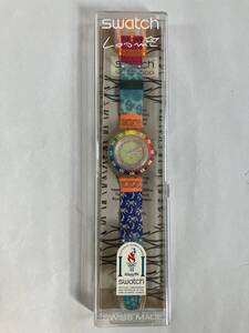 【未使用】Swatch 1996アトランタ五輪 スウォッチ SCUBA200 ケース割れアリ