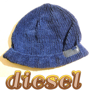 即決■DIESEL■ブルーるんブルーcap■■古着