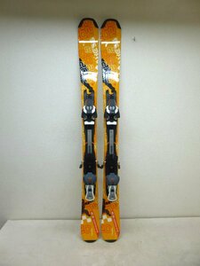 11237★サロモン SALOMON AXESS 120cm ミッドスキー 解放式ビンディング付 ブーツサイズ調整可 ショートサイズ★中古・良品★