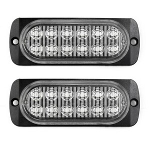 2個 ストロボ 12LED ストロボライト デイライト 12V 24V グリーン 超爆光 ハイパワー フラッシュライト 自動車 車 バイク トラック 汎用