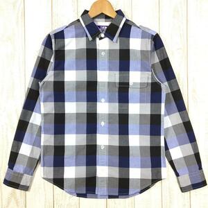 MENs S ノースフェイス × ナナミカ パープルレーベル クールマックス ポプリン ストレッチ シャツ COOLMAX Poplin Stret