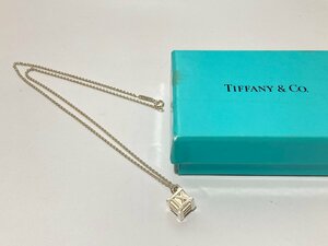 【3m051806】TIFFANY＆Co ティファニー アトラスキューブ ネックレス SV925 アクセサリー シルバー