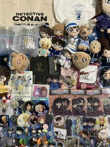 名探偵コナン　アニメグッズセット　ぬいぐるみ　アクリルスタンド　缶バッジ　怪盗キッド　安室透　工藤新一　赤井秀一　まとめ売り　大量