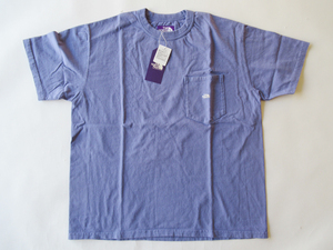 2024SS THE NORTH FACE PURPLE LABEL 7oz Pocket Tee サイズM Smokey Purple お洒落なTシャツです/ナナミカノースフェイスパープルレーベル