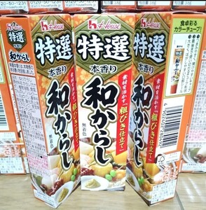 ハウス食品 特選本香り和からし 調味料 チューブ 限定 得 香辛料 スパイス ねり ハウス 食品 特選本香り 和からし からし 特選 粗挽き 香 