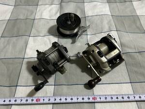 計３点　SHIMANO TITANOS CHINU Special GT1000　RYOBI アラートミニ EX70 小型両軸リール チヌ 