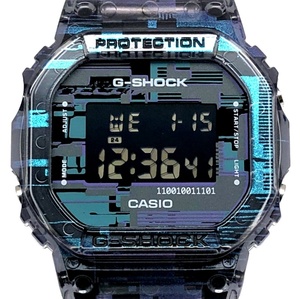 G-SHOCK ジーショック 【ITNNOZXI5HRK】 DW-5600NN-1 Digital Glitch デジタルグリッチ バグ 偏光 スケルトン 反転液晶 2022年6月発売