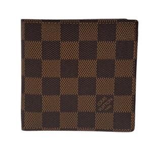 ルイヴィトン 財布 ダミエ ポルトフォイユ マルコ Ｎ61675 二つ折り財布 メンズ LOUIS　VUITTON 【中古】