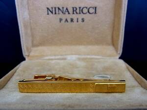 ◎№4560◎■良品■ニナリッチ【NINA RICCI】【ゴールド】■ネクタイピン♪