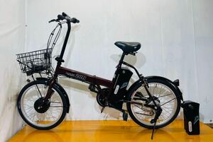 アイジュサイクル AIJYU 折りたたみ電動アシスト自転車 Passepied （パスピエ20R)20型 外装6段変速 TH20-0001 中古車（バッテリー2個付き)