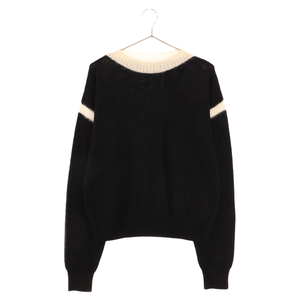 SAINT LAURENT PARIS サンローランパリ 23AW BOATNECK SWEATER 751080 Y76EX ボートネックニット セーター ブラック