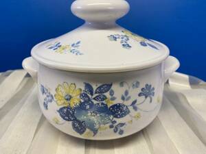 ■⑤■ノリタケ■RC■Noritake■PROGRESSION■CHINA■両手鍋■レトロ■中古◆花柄■