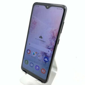 【動作品】SAMSUNG/Galaxy A20 SCV46/32GB/Black/良好/04285