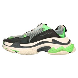 BALENCIAGA バレンシアガ Triple S トリプルS ローカットスニーカー ダッドシューズ ブラック/グリーン 40