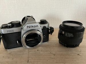 1円スタート Nikon ニコン FM2 フィルムカメラ 一眼レフカメラ ボディ AF NIKKOR カメラレンズ 35-70mm 