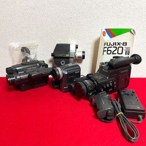 TM☆ジャンク品 パナソニック S-VHS-C ホームカメラNV-S7 ソニー DCR-PC300 ビデオカメラ ハンディカムFUJIX-8 フジックス FUJICA P300☆