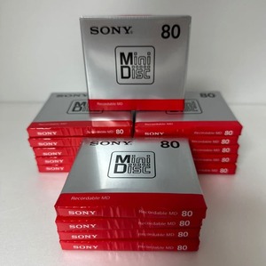 SONY ソニー MD ミニディスク MDW80T 15枚組　0116