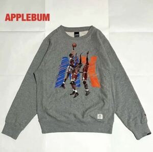 【人気】APPLEBUM　アップルバム　トレーナー　スウェット　裏起毛　バスケ　ユニセックス　ブランドロゴ　14AW　NBA　NY vs CHI ‘93’