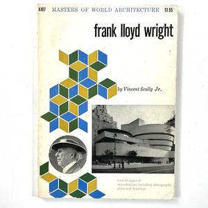 フランクロイドライト Frank Lloyd Wright MASTERS OF WORLD ARCHITECTURE 入手困難 レア古書 オリジナル版 1960年