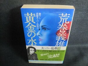 黄金の水平線　荒巻義雄　日付書込み有・シミ大日焼け強/TCM