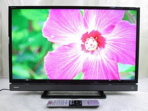 ☆東芝 TOSHIBA レグザ 32V型 ハイビジョン液晶テレビ 地デジ精細感復元/3チューナーW録対応 32V31 2018年製 リモコン付 直接引取OK w11154