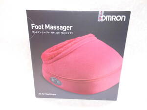 ♪未使用品♪#30795 オムロン フットマッサージャ HM-240-PK ピンク OMRON Foot Massager 家庭用電気マッサージ器