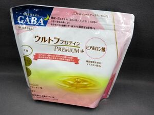 ■【賞味期限：2025年7月迄】 GABA ウルトラプロテイン PREMIUM プレミアム ヒアルロン酸 すっきりレモン味 健康食品 426g