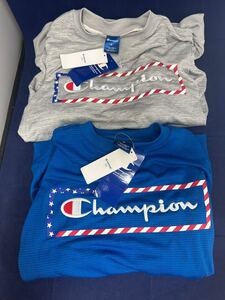 新品タグ付き　 champion チャンピオン　 ロングスリーブ Tシャツ　２色セット　Mサイズ　ブルー　グレー　