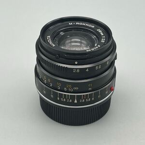 MINOLTA M-ROKKOR 28mm f2.8 ミノルタ M-ROKKOR Leica ライカ Mマウント 日本製