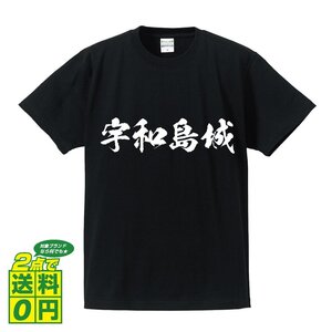 宇和島城 書道家が書く デザイン Tシャツ 【 100名城 】 メンズ レディース キッズ