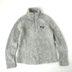 patagonia ロスロボス 両面ハイパイル プルオーバーフリースジャケット グレー (S) 1/4ZIP