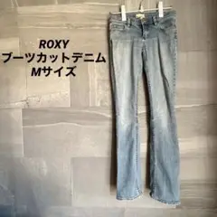 ROXY ブーツカットデニム Mサイズ ローライズ フレア ジーンズ