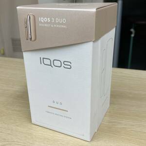 ☆通常使用OK！！☆ IQOS アイコス 3デュオ ブリリアントゴールド一式セット中古品 加熱式タバコ/喫煙グッズ/電子タバコ/禁煙グッズ