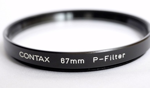 コンタックス CONTAX 純正67mm Pフイルター(極美品)