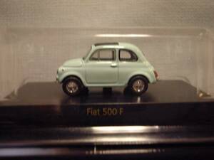 サンクス　京商　フィアット　fiat　500F＜水色＞　1/64