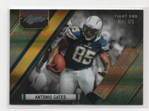 2011 Panini Absolute Memorabilia [ANTONIO GATES] Spectrum Parallel Card (スペクトラムパラレルカード) 075/100 NFL CHARGERS