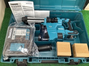 未使用品 makita マキタ 18V 6.0Ah 18mm 充電式 ハンマドリル HR183DRGXV 集じんシステム付 バッテリー2個 充電器付