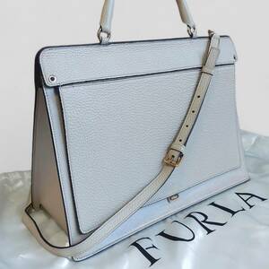 美品 FURLA フルラ LIKE ライク ハンドバッグ 2way M