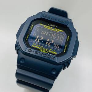 ♪A90500:CASIO カシオ G-SHOCK 3159 GW-M5610NV 電波ソーラー スクエア文字盤 ネイビー 腕時計