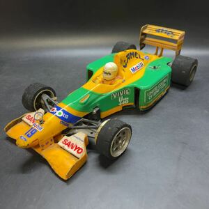 【現状品】タミヤ 1/10 ベネトン フォード B192 電動RCカー モーター 搭載 ラジコン TAMIYA BENETTON 当時物 昭和レトロ ジャンク 