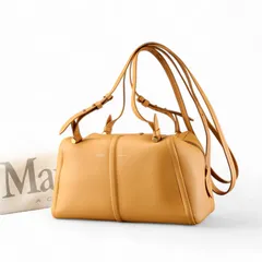 ■美品■MAX MARA マックスマーラ Elsab ハンドバッグ スムースレザー トップハンドルバッグ イタリア製 ブランド古着【中古】20250121/RA2874