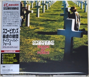 ◇ スコーピオンズ SCORPIONS 暴虐の蠍団 Taken By Force 初回限定 デジタル・リマスタリング 日本盤 BSCD2 帯付き SICX-30010 新品同様 ◇