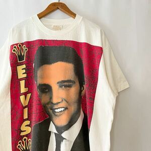 90s MOSQUITOHEAD ELVIS PRESLEY 手刷り Tシャツ USA製 ビンテージ 90年代 モスキートヘッド エルヴィスプレスリー エルビスプレスリー