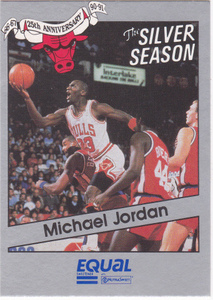 Michael Jordan 1990-91 Equal/Star 1 ブルズ25周年記念